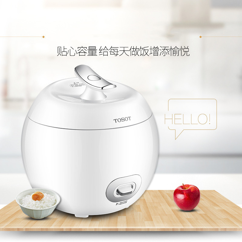 格力(GREE)电饭煲 GDF-20S65 电饭锅2升家用2L升大松迷你煲小型机械款适用于1-4人煮饭 热饭 煮粥饭煲