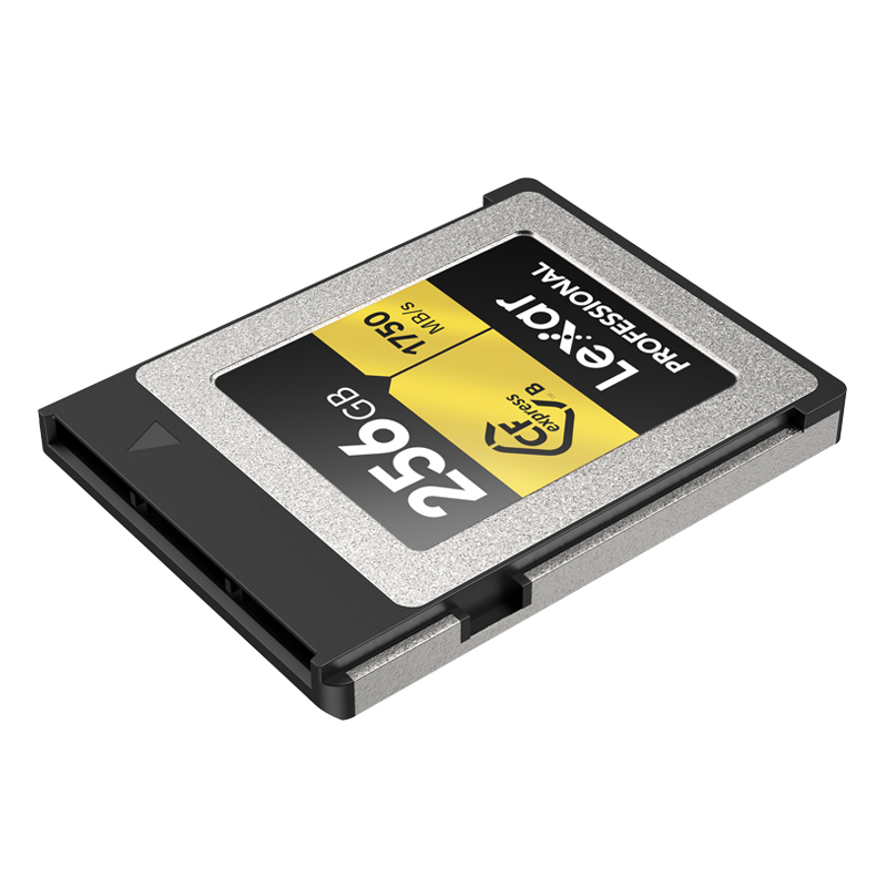 雷克沙(Lexar)256GB CFexpress Type-B存储卡高端相机内存卡与XQD摄像机兼容大疆Ronin4D