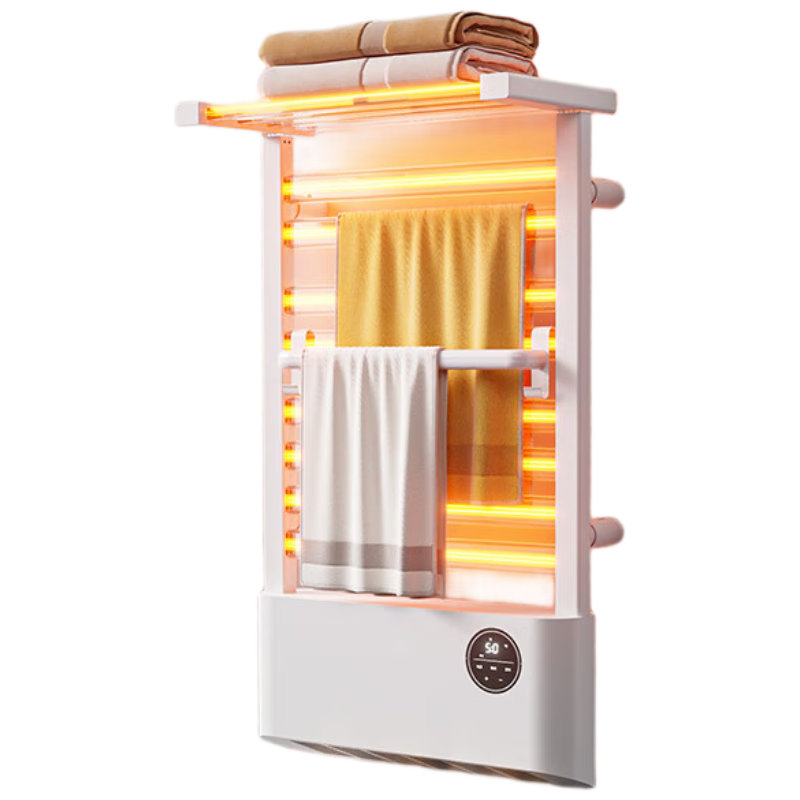 奥戈那 OGNAL智能电热毛巾架家用电暖器卫生间碳纤维全屋浴室暖风机烘干式浴巾架 HB22-R33【23款】3秒速热