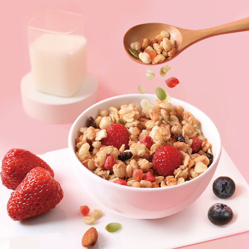 卡乐比早餐水果燕麦片原味700克日本进口食品方便代餐即食零食