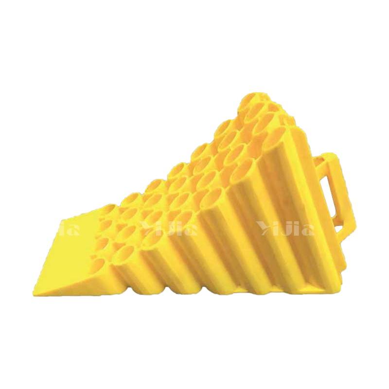 翌嘉 YJ4121903 塑料止退器塑料止滑器停车斜坡垫三角木阻车器 450*250*200mm