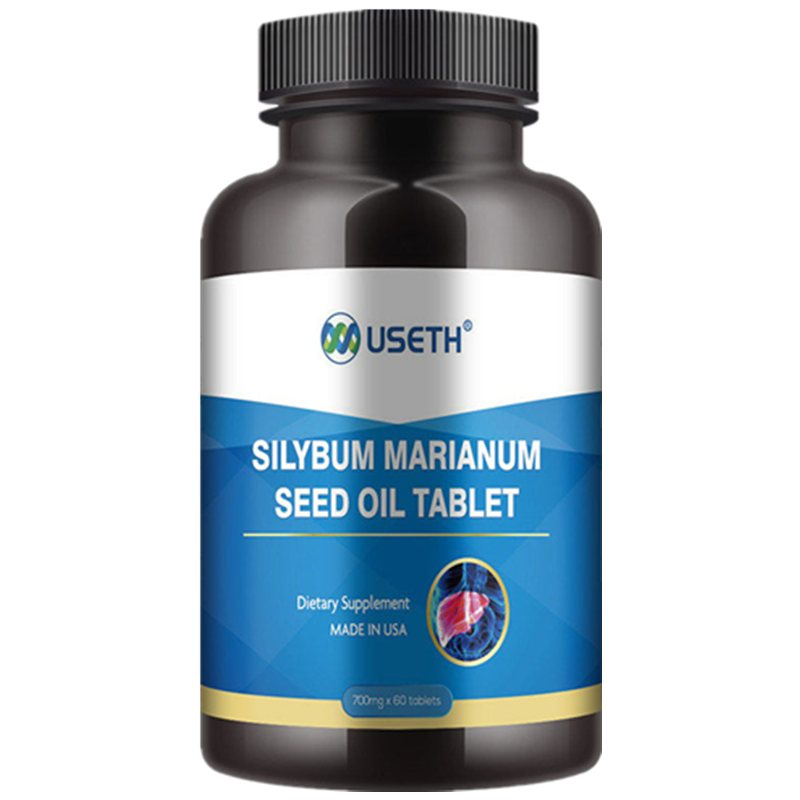 美国原装进口 优氏水飞蓟油片700mg*60片 奶蓟草水飞蓟养肝