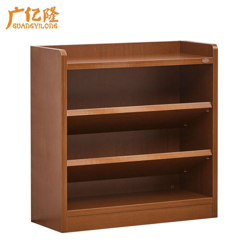 广亿隆木质鞋柜宿舍胶板斜插式鞋架胡桃色70*28*70cmWH-XGH07#A/个 70*28*70cmWH-XGH07#A/个