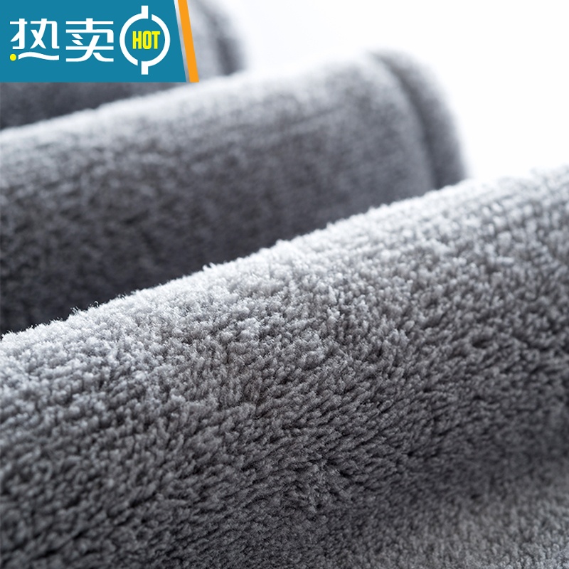 敬平两条 干发帽女吸水速干可爱韩国浴帽包头巾加厚擦头发沐浴帽 樱花粉+浅紫色高清大图