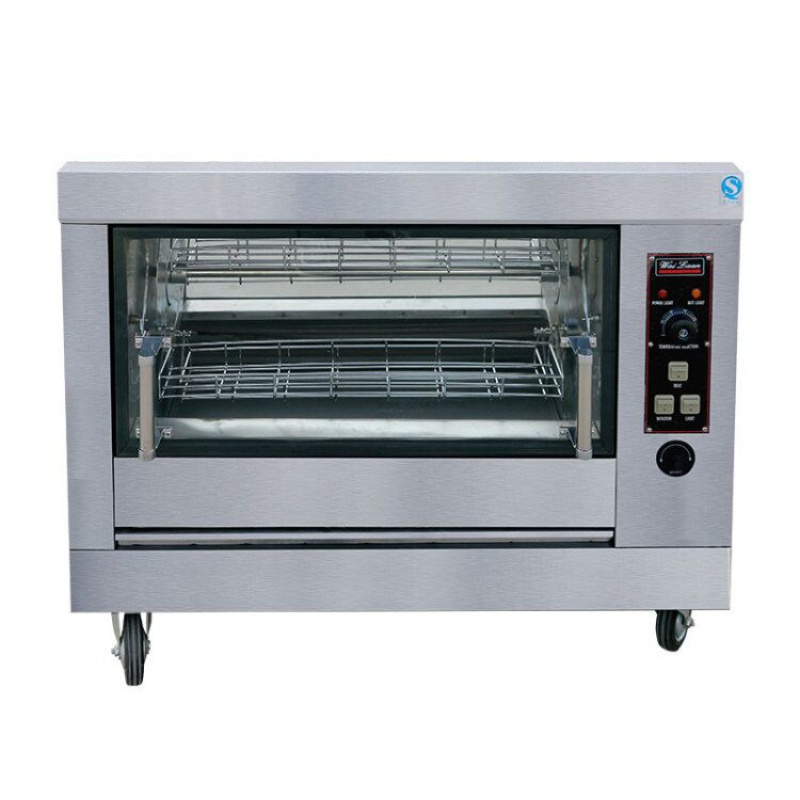 电烤鸡架商用旋转自动烤鸡炉燃气烤鸡架子纳丽雅翅烤箱