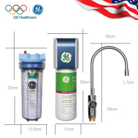 【母婴精选】美国通用（GE）净水器VIR1500 家用厨下式直饮净水机 0.01微米超滤净化 抖音同款 有效保留矿物质