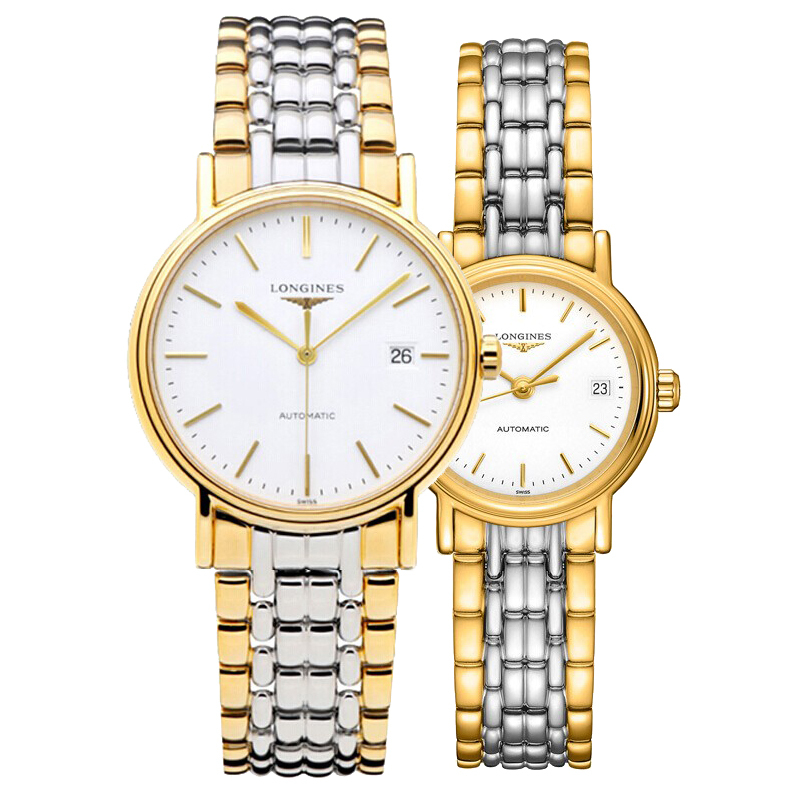 浪琴longines瑰丽系列情侣对表自动机械男士女士手表情侣手表