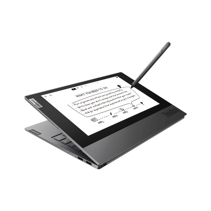 联想ThinkBook Plus 英特尔酷睿 13.3英寸商务轻薄双面墨水屏笔记本 十代i5 8G 512GSSD