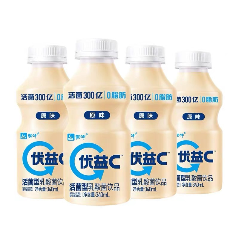 蒙牛 优益C活菌型乳酸菌饮品 原味330ml*8瓶