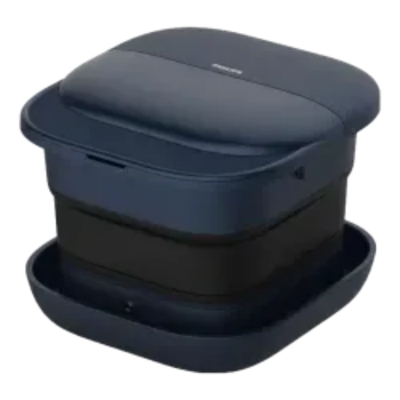 飞利浦(PHILIPS)泡脚桶按摩折叠足浴洗脚盆电动按摩恒温加热洗脚桶 5103F 生日礼物 元旦礼物 年会礼品高清大图