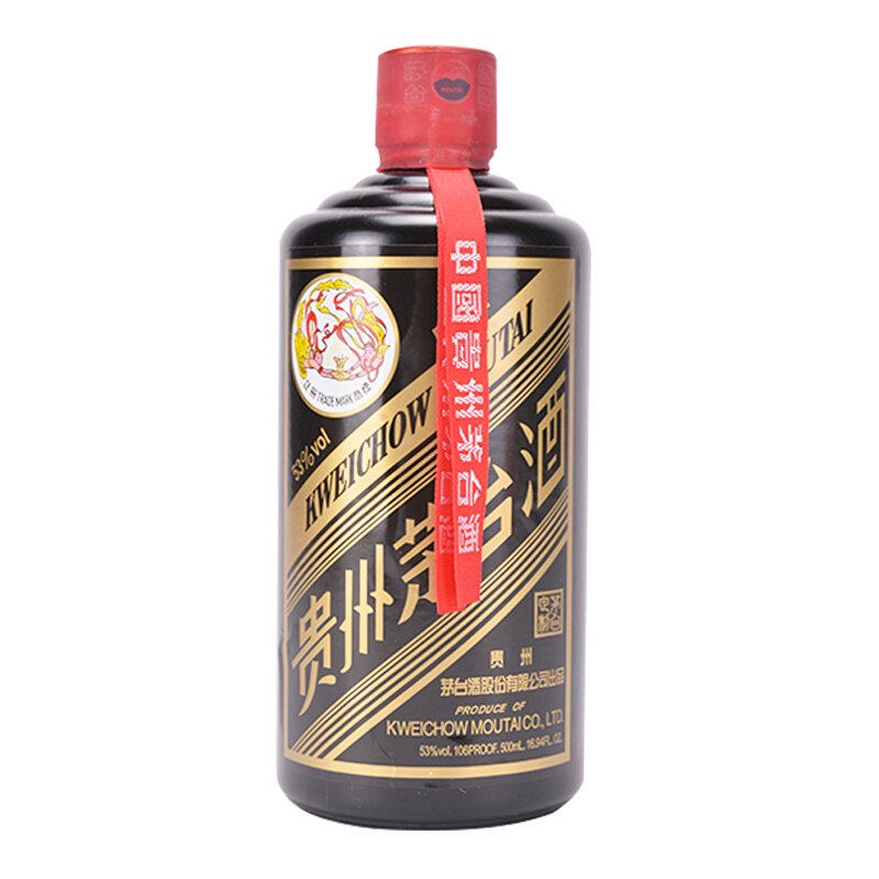 【华信酒行】贵州茅台酒 颜色茅台六六大顺 （金红玫瑰金黑蓝黄） 53度 500ml*6瓶 六彩套装
