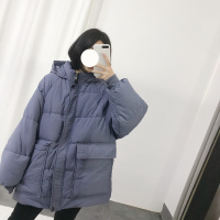 冬季MYLE NINO冬季韩版衣敲chic服工装面服女宽松加厚学生羽绒袄外套潮20迈尔尼诺25青年人