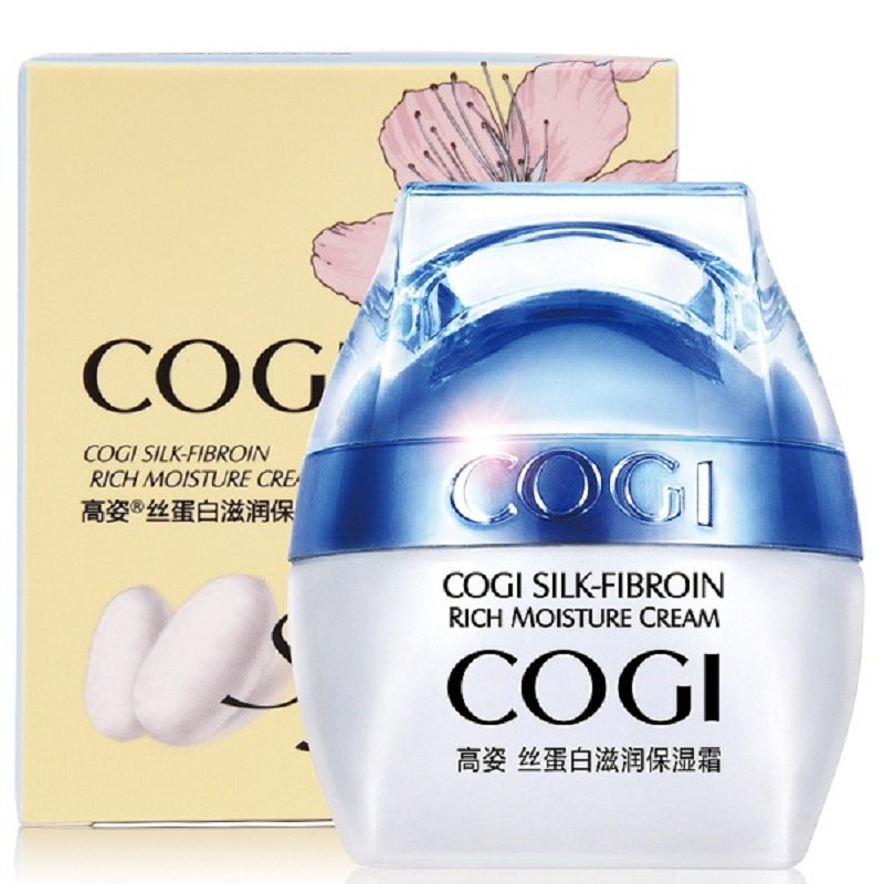 高姿蚕丝蛋白滋润保湿霜面霜正品深层补水锁水保湿女早晚护肤