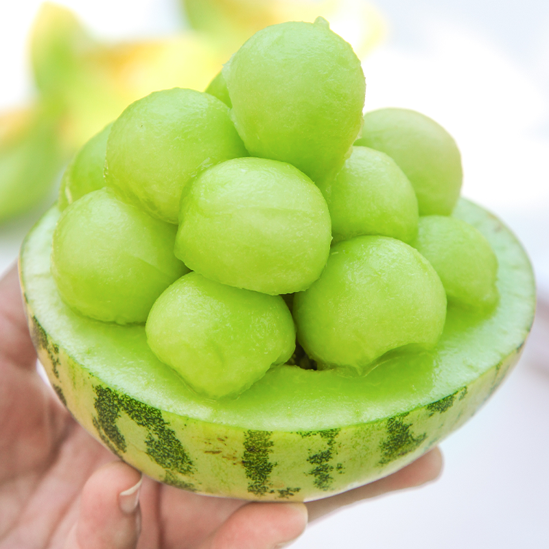 [西沛生鲜]新鲜花蕾甜瓜 净重2.5斤高清大图