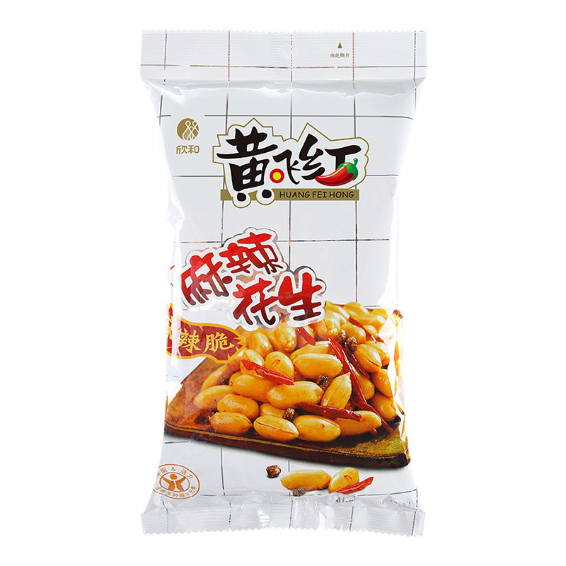 黄飞红 麻辣花生410克 麻辣香脆 花生米坚果 下酒菜