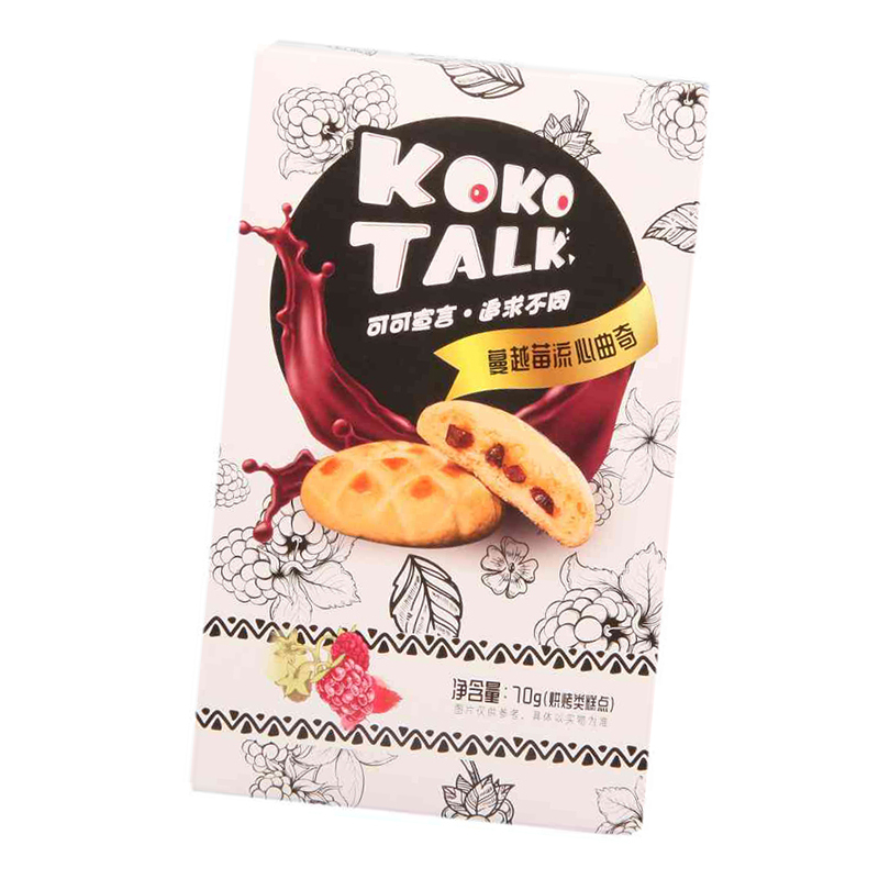 可可宣言 流心曲奇 牛奶蔓越莓味 70g