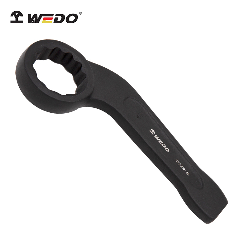 维度(WEDO) CT3309-27 弯柄敲击梅花扳手 27mm高清大图