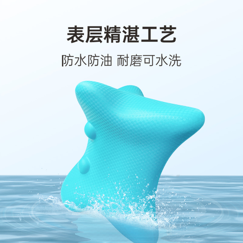POKALEN(普卡兰)指压颈椎枕小颈枕三角颈部支撑枕护颈枕颈椎枕头助睡眠护颈椎蝶形按摩硬枕芯记忆棉记忆枕不易塌陷