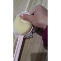 洗澡刷搓背不求人长柄刷软毛刷子双面沐浴刷搓泥搓澡刷背擦背实用-【北欧粉】1个