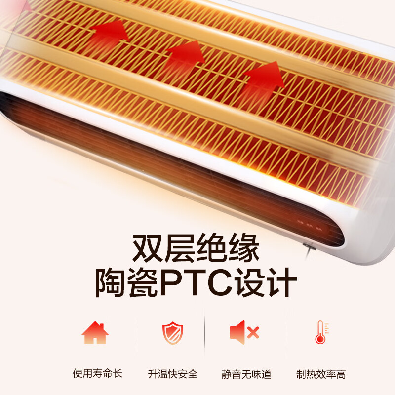 格力(GREE)家用节能防烫快热取暖器 NBFC-S6020高清大图