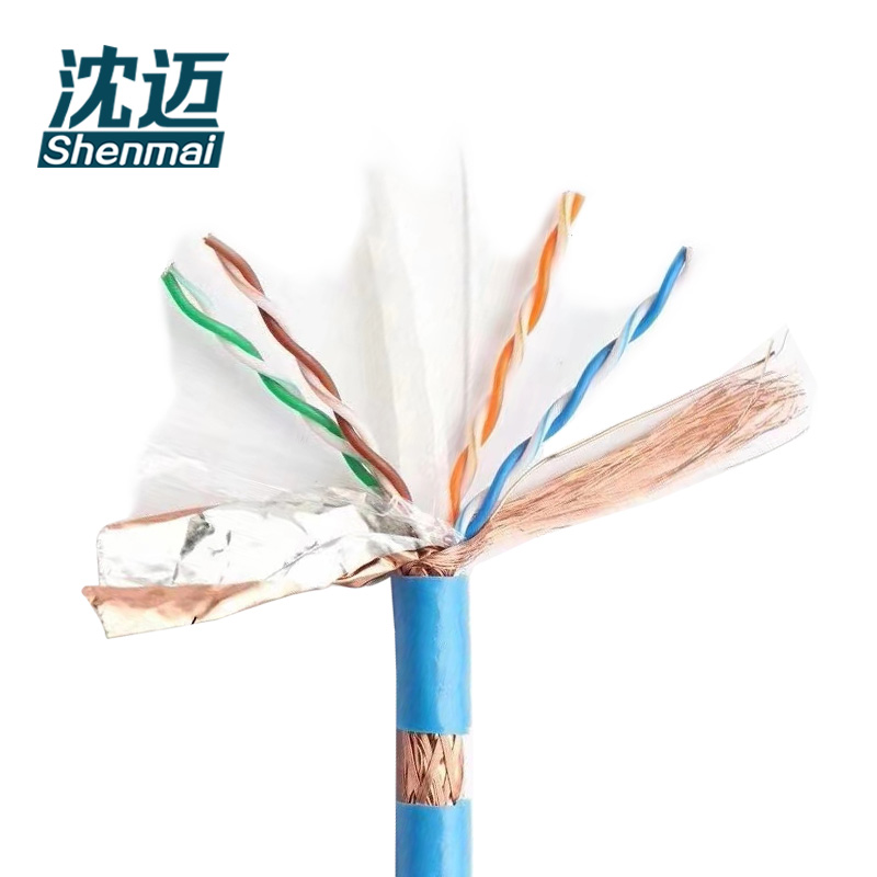 沈迈 阻燃线(300米) STP-CAT6 箱高清大图