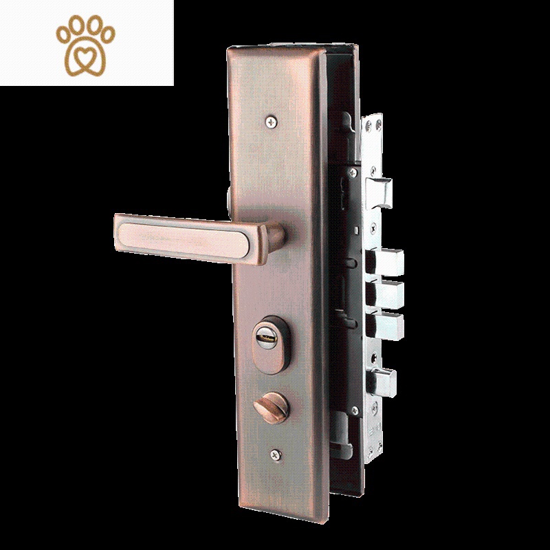 防盗门锁套装加厚家用通用型大门锁室内门锁入户门锁双开门铁门锁