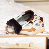 361°加绒女鞋冬季新款鞋子保暖二棉鞋厚底增高运动鞋高帮板鞋女款