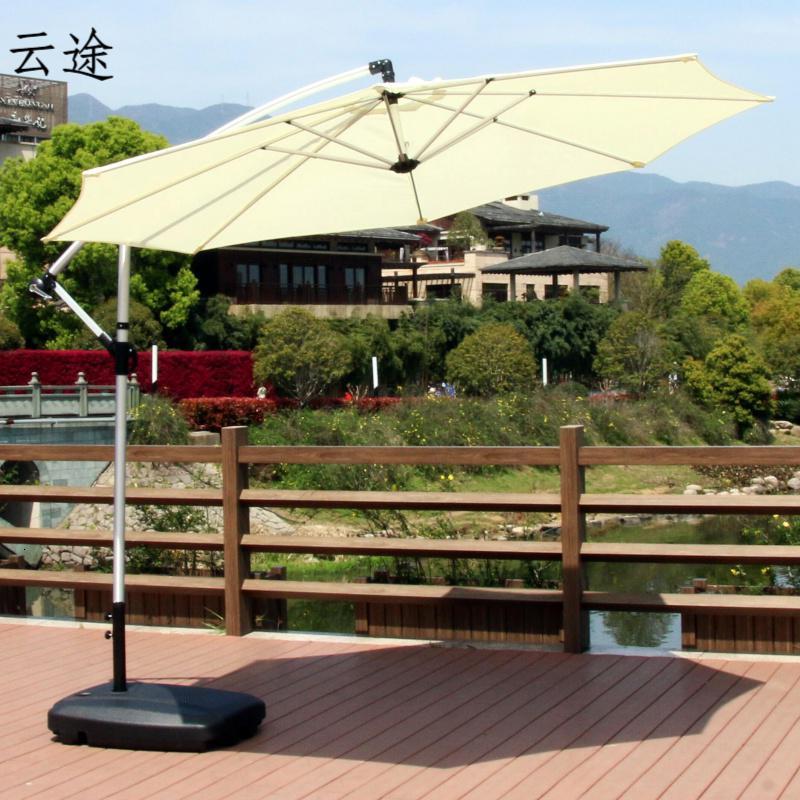 户外遮阳伞大型室外庭院伞岗亭保安太阳伞香蕉伞家具伞罗马伞折叠定制
