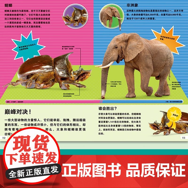 DK动物竞技大百科 哪种动物更厉害 英国DK公司 著 科普百科高清大图
