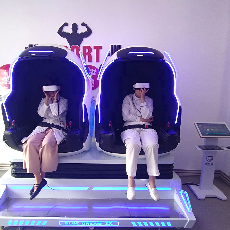 伍贰伍WEW-QQDY体感游戏机VR双人QQ蛋椅虚拟现实训练系统脱敏训练高清大图