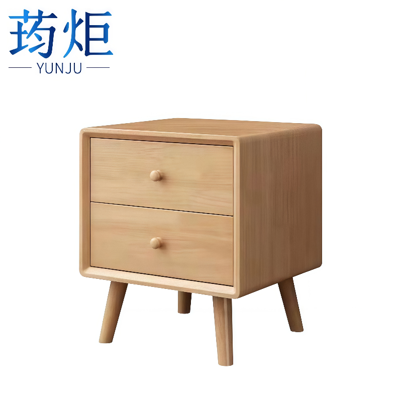 荺炬 床头柜 原色 个高清大图