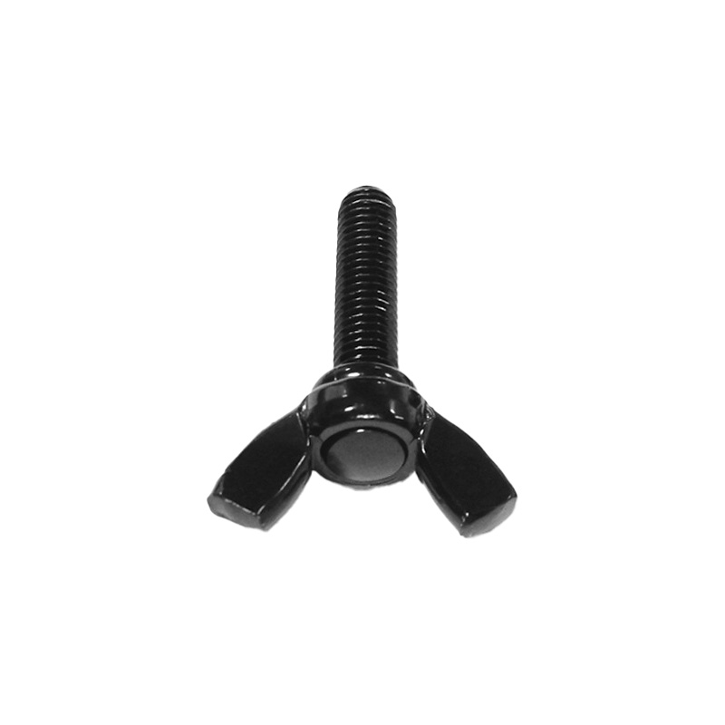 斯赞 黑色蝶形螺丝钉镀锌4.8级 M5*16 个高清大图