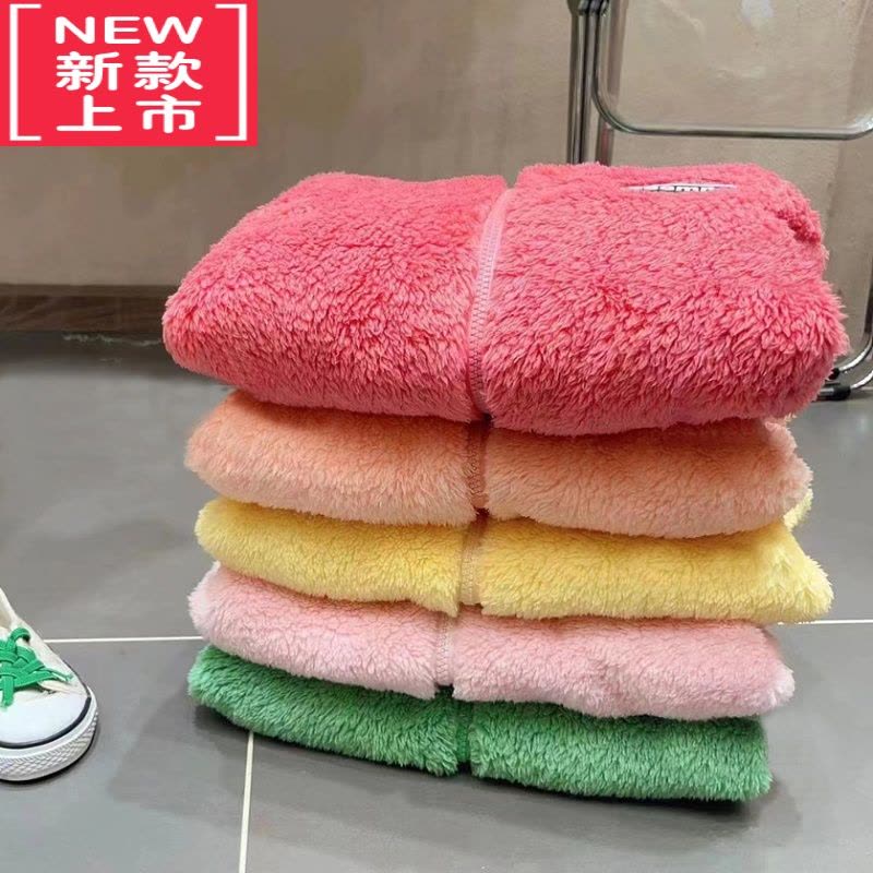 可莉允宝宝毛毛棉服 2022冬装新款男童女童童装儿童加绒加厚外套wt-b128图片