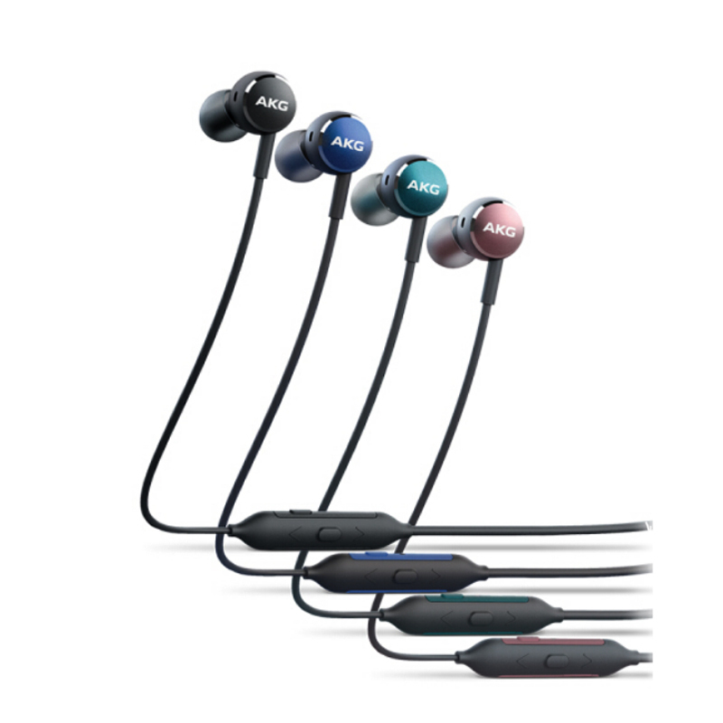 AKG/爱科技 Y100 WIRELESS无线蓝牙颈挂耳机磁吸入耳式耳机 跑步运动型耳机 石墨黑