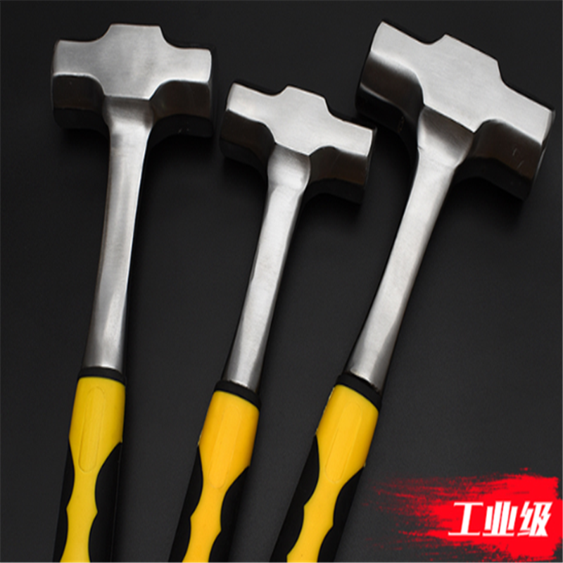 史丹利实心一体连铁锤子八角锤榔头手锤lt2226