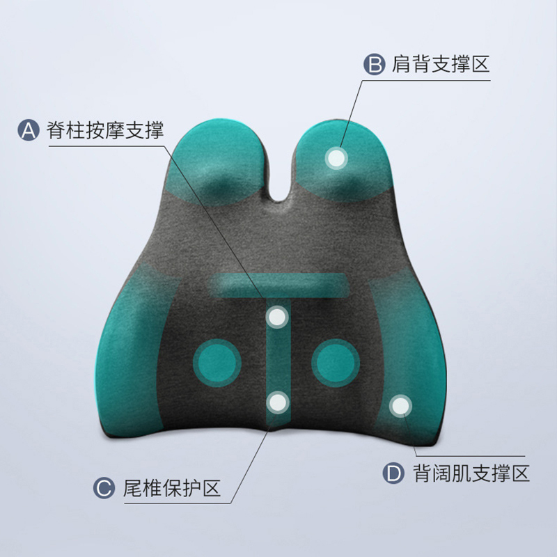 靠垫记忆棉办公室腰靠汽车护腰靠背垫护腰靠背枕 TP1309