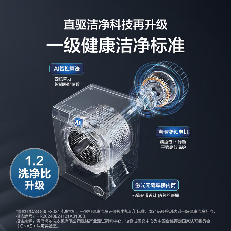 海尔(Haier)XQG100-HBLDE582HU1高清大图