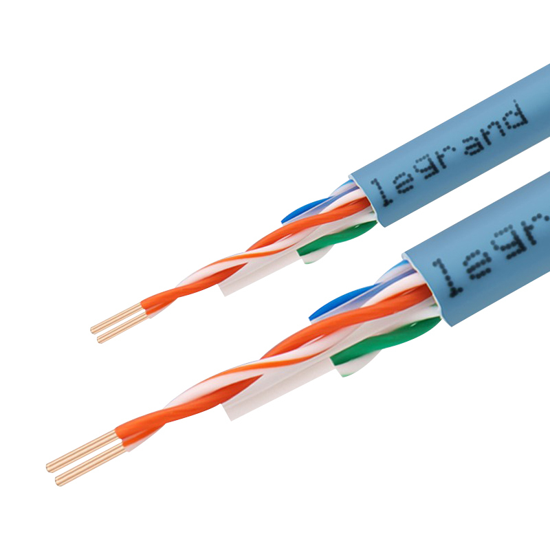 罗格朗 63275T-25(特单)25米六类RJ45非屏蔽(U/UTP)跳线,PVC,浅蓝 宁选
