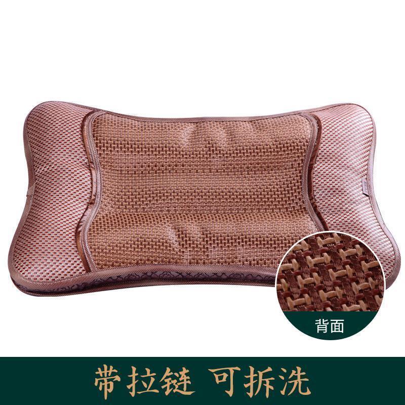 家柏饰(CORATED)夏凉枕头透气成人乳胶枕头凉爽枕茶叶冰藤枕荞麦决明子枕夏天