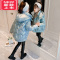 可莉允女童羽绒棉外套2022新款中大童女装儿童冬装加厚棉服12岁洋气棉衣