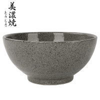 美浓烧日式口天目星墨纹10件套装家用餐具