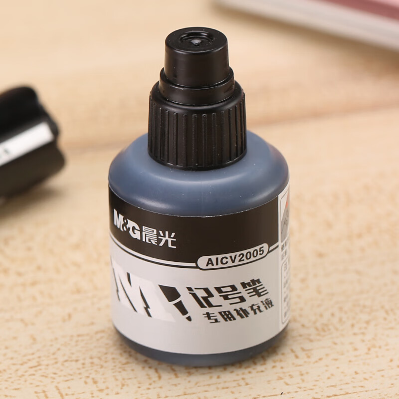 晨光 M&G 麦克笔补充液墨水 AICV2005 12ml (黑色) 瓶高清大图