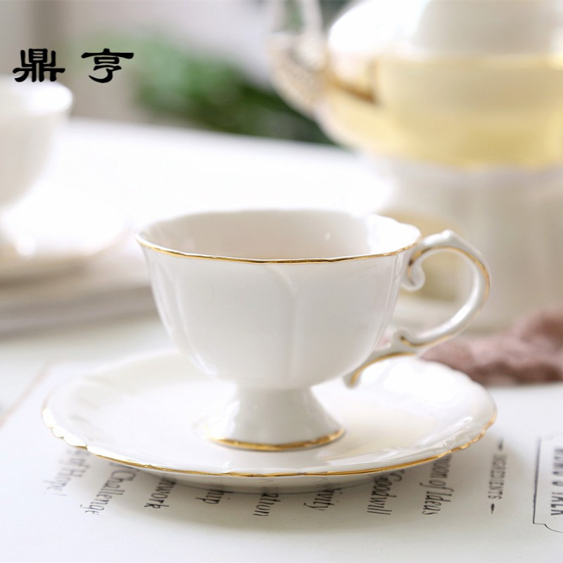 鼎亨欧式花茶壶煮水果茶壶套装陶瓷玻璃温茶炉红茶花茶具蜡烛可