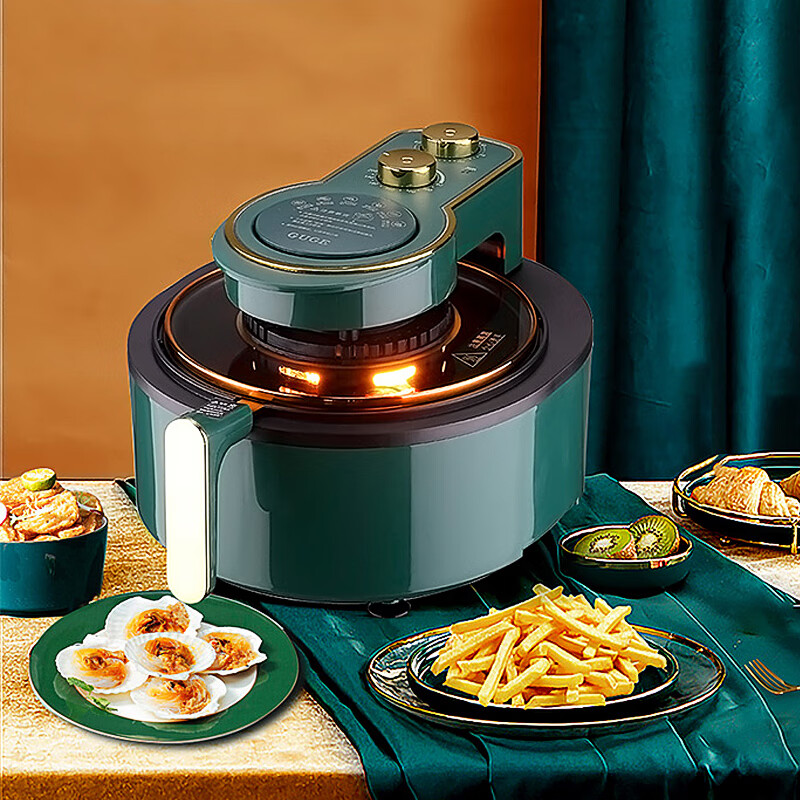 谷格(GUGE)可视空气炸锅家用智能6L大容量无油多功能电炸锅薯条机G919