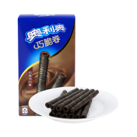 亿滋奥利奥(OREO) 饼干 零食 巧脆卷巧克力口味55g(新旧包装随机发货)