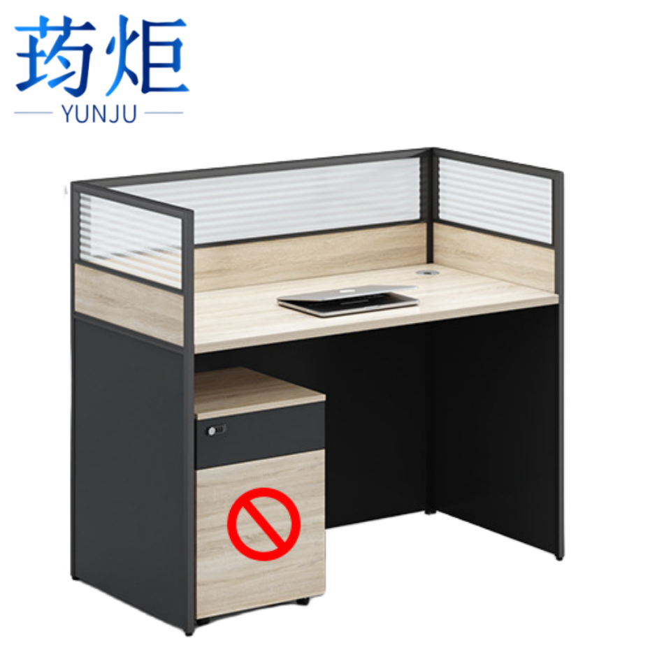 屏风工位单人位组高清大图