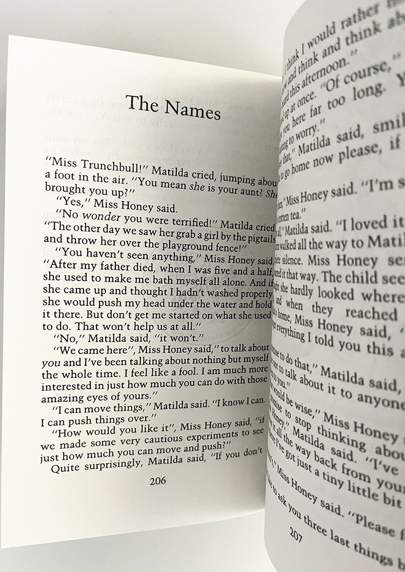 罗尔德达尔小说集 [正版]华研原版 玛蒂尔达 英文原版 Matilda 全英文版 罗尔德达尔经典童话 Roald Dah高清大图