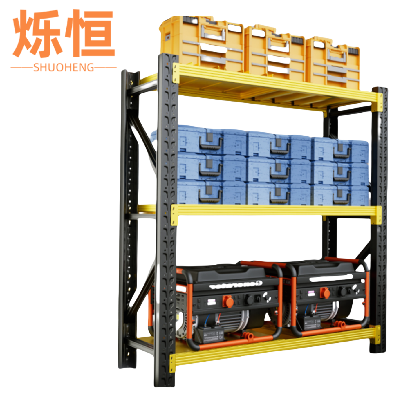 烁恒 仓储货架200*60*200cm 组高清大图