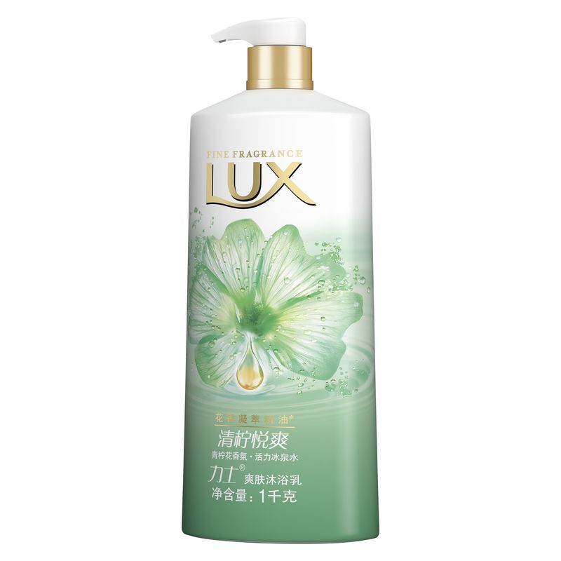 力士(LUX)爽肤沐浴乳清柠悦爽 1KG[联合利华]