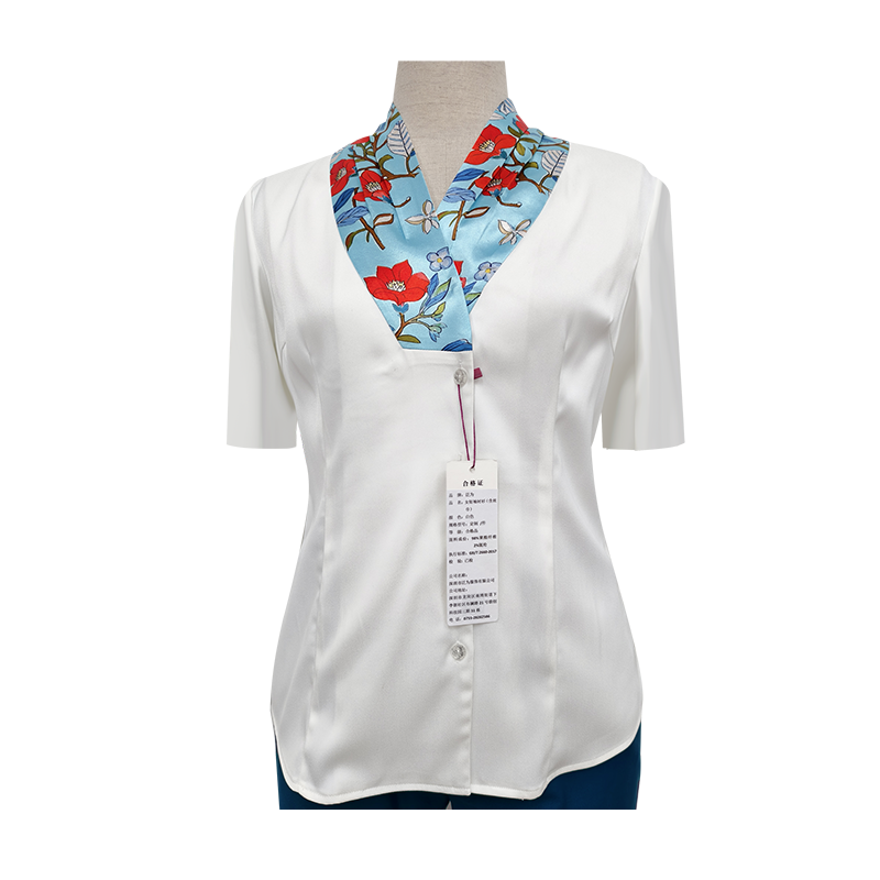 泛为 女短袖衬衫(含丝巾)定制 件